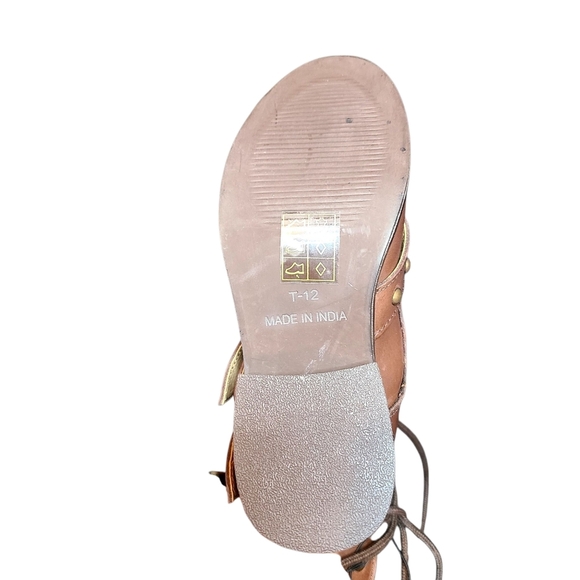 Rory Leather Combat Boot in Brown NWOT - Picture 3 of 3